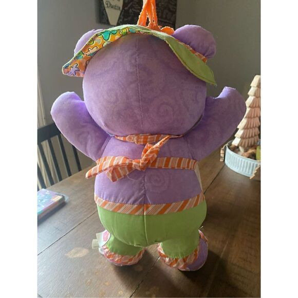 Jakks Pacific 16” Purple Doodle Bear 2004 plush - Picture 4 of 8